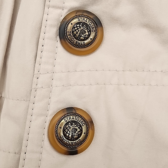 Vintage Strato Jac Puffer Down Feather Winter Warm Coat Snow Chore Travel Size L - Picture 5 of 11